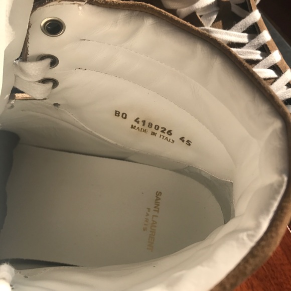 Saint Laurent Signature Court SL/10H Sneakers 45 - Picture 6 of 7